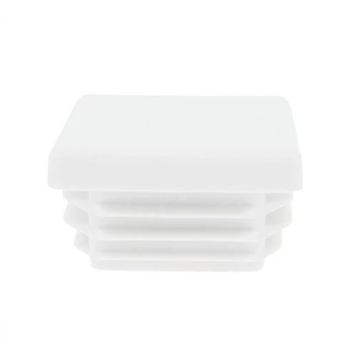 30mm x 30mm Square Tube Inserts,White