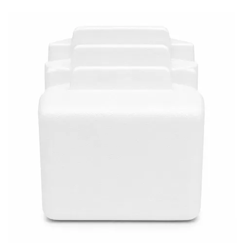 30mm x 30mm Square Tube Insert (For 20-25mm Tube) 2.5-5mm Wall | White LDPE