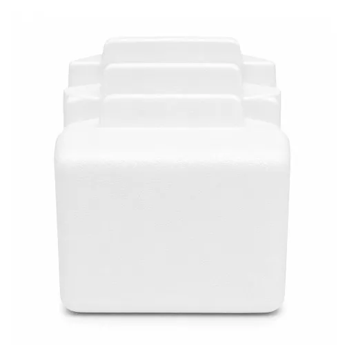34mm x 34mm Square Tube Insert (For 28-32mm Tube) 1-3mm Wall | White LDPE