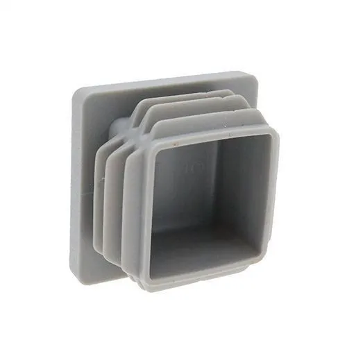 35mm x 35mm Square Tube Insert (For 29-33mm Tube) 1-3mm Wall | Grey LDPE
