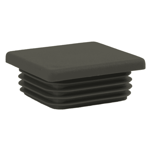38mm x 38mm Square Tube Inserts,Black