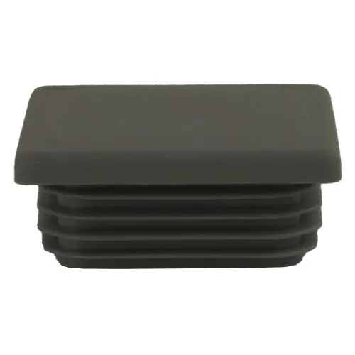 38mm x 38mm Square Tube Insert (For 32-36mm Tube) 1-3mm Wall | Black LDPE