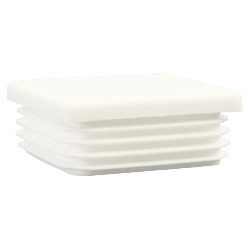 38mm x 38mm Square Tube Inserts,White