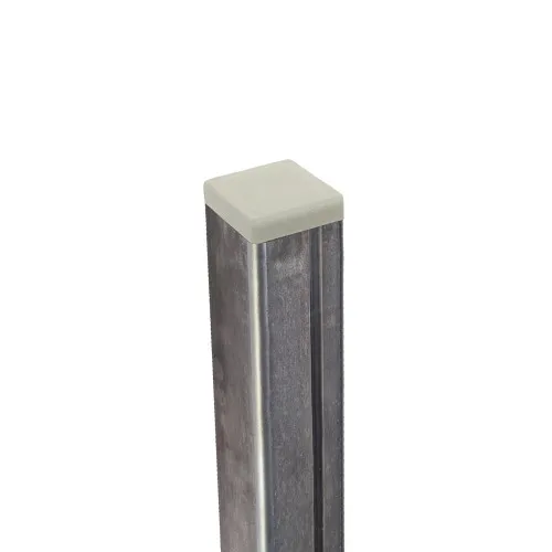 40mm x 40mm Square Tube Insert (For 34-38mm Tube) 1-3mm Wall | Mid Grey LDPE