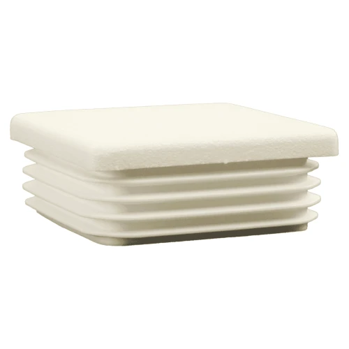 40mm x 40mm Square Tube Inserts,White