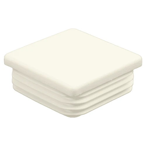 40mm x 40mm Square Tube Inserts,White