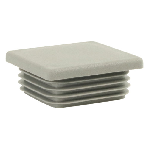 50mm x 50mm Square Tube Insert (For 40-44mm Tube) 3-5mm Wall | Grey LDPE