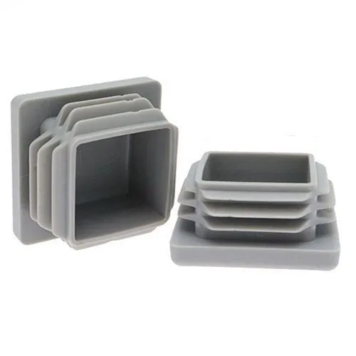 65mm x 65mm Square Tube Insert (For 59-63mm Tube) 1-3mm Wall | Grey LDPE