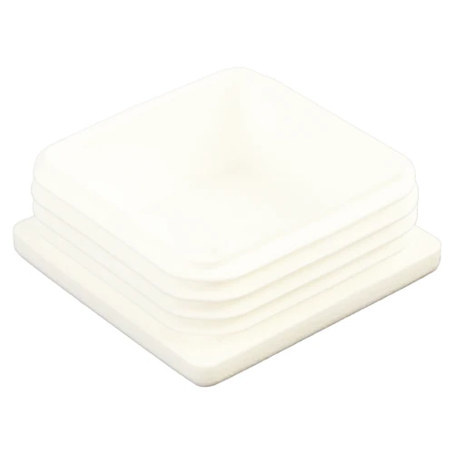 65mm x 65mm Square Tube Inserts,White