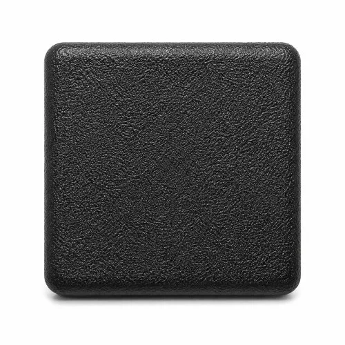 75mm x 75mm Square Tube Insert (For 62-67mm Tube) 4-6.5mm Wall | Black LDPE