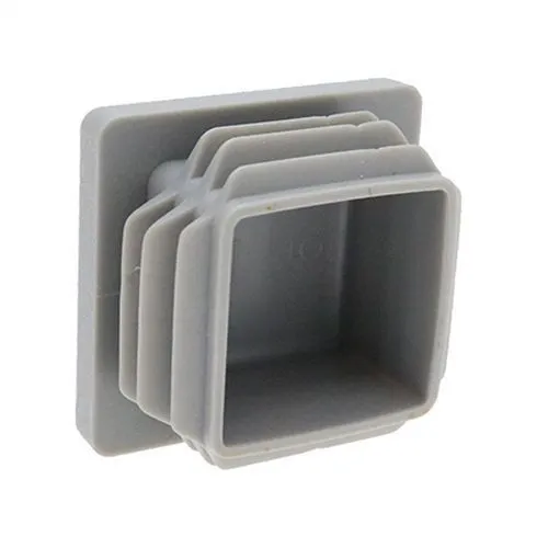 75mm x 75mm Square Tube Insert (For 62-67mm Tube) 4-6.5mm Wall | Grey LDPE