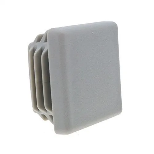 75mm x 75mm Square Tube Insert (For 62-67mm Tube) 4-6.5mm Wall | Grey LDPE