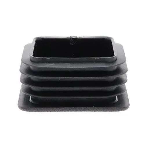 14mm x 14mm Thin Head Square Inserts, Black, LDPE | Vital Parts