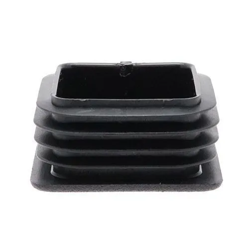 15mm x 15mm Thin Head Square Inserts, Black, LDPE | Vital Parts