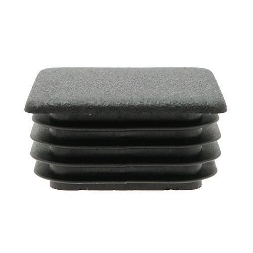 18mm x 18mm Thin Head Square Inserts, Black, LDPE | Vital Parts