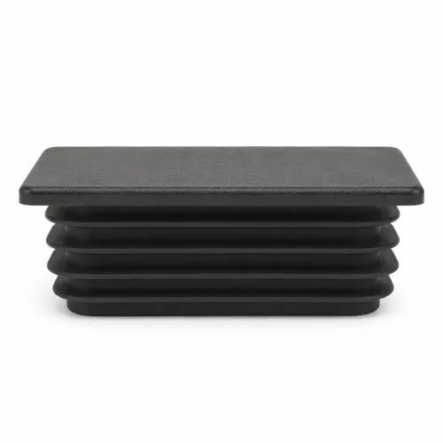 20mm x 20mm Square Tube Insert (For 16-18mm Tube) 1-2mm Wall | Black LDPE