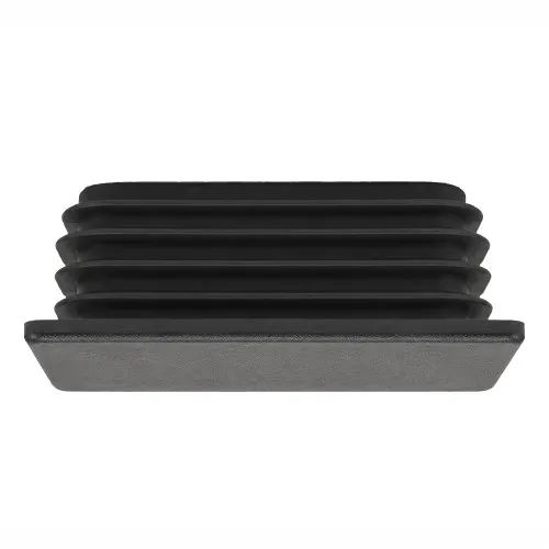 20mm x 20mm Square Tube Insert (For 16-18mm Tube) 1-2mm Wall | Black LDPE