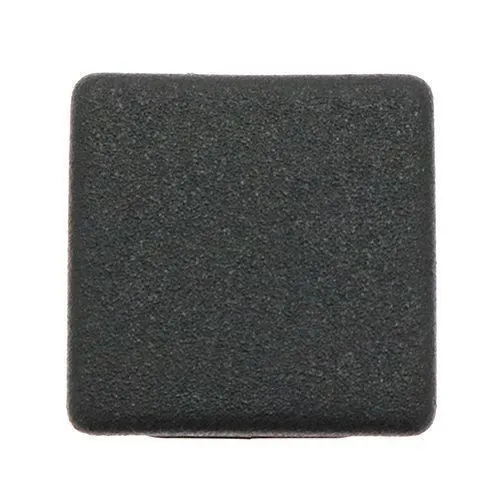 25mm x 25mm Square Tube Insert (For 21-23mm Tube) 1-2mm Wall | Black LDPE
