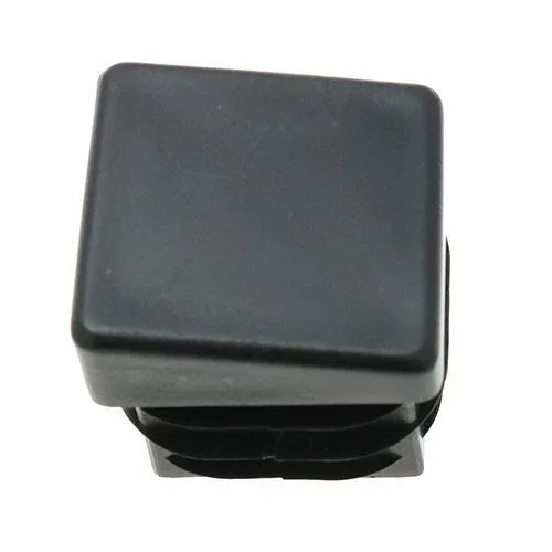 20mm x 20mm Square Angled Inserts, Black, LDPE