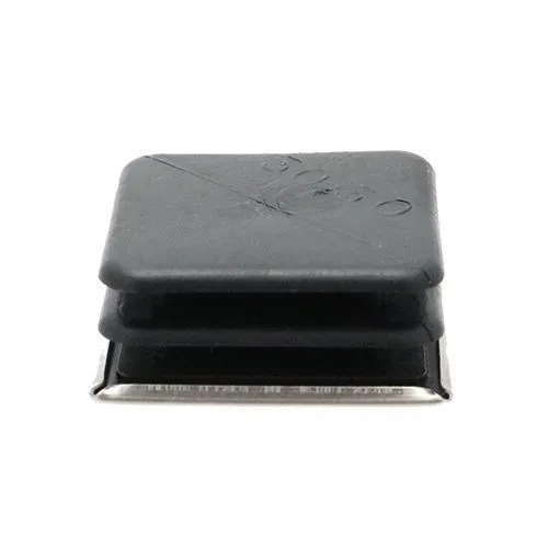 16mm x 16mm Square Chromed Inserts, Chrome, LDPE | Vital Parts