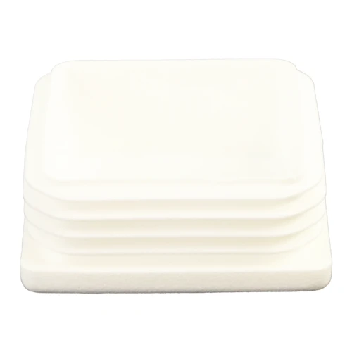 76.2mm x 76.2mm Square Tube Inserts,White