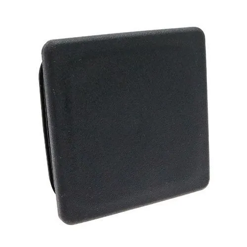101.6mm x 101.6mm Square Tube Insert (For 90.6-96.6mm Tube) 2.5-5.5mm Wall | Black LDPE