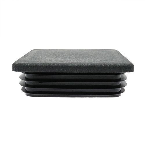 114.3mm x 114.3mm Square Tube Insert (For 104-108mm Tube) 3-5mm Wall | Black LDPE