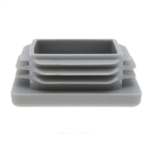 140mm x 140mm Square Tube Insert (For 126-132mm Tube) 4-7mm Wall | Grey LDPE