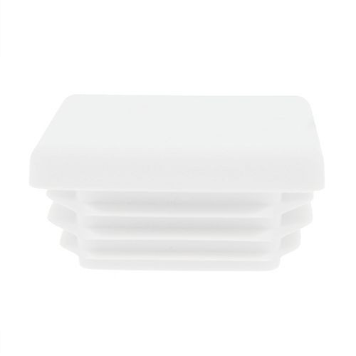 140mm x 140mm Square Tube Insert (For 126-132mm Tube) 4-7mm Wall | White LDPE