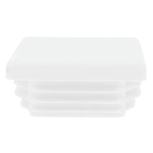 200mm x 200mm Square Tube Insert (For 186mm-194mm Tube) 3-7mm Wall | White LDPE