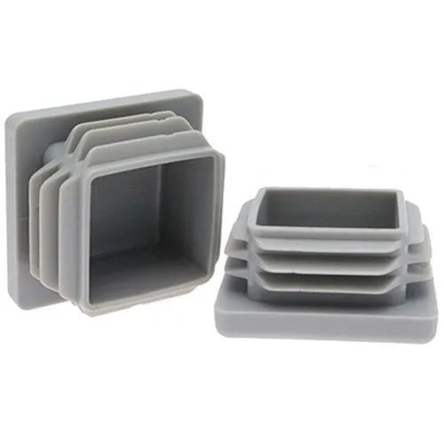 150mm x 150mm Square Tube Insert (For 125-130mm Tube) 10-12.5mm Wall | Grey LDPE