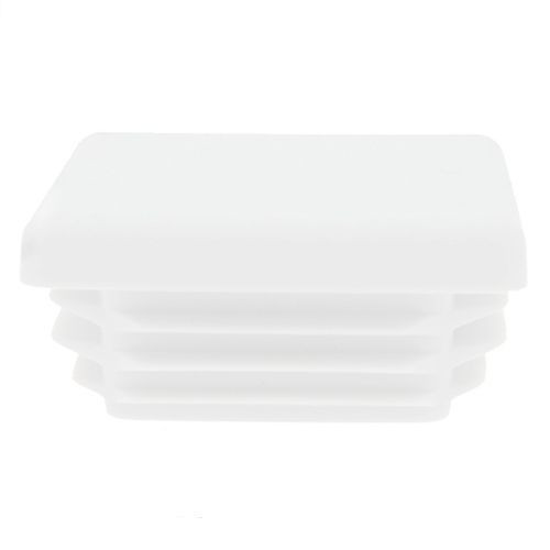 150mm x 150mm Square Tube Insert (For 125-130mm Tube) 10-12.5mm Wall | White LDPE
