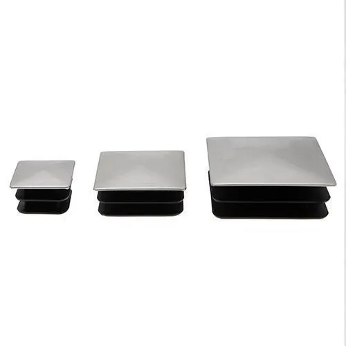30mm x 30mm Square Chromed Inserts, Chrome, LDPE | Vital Parts