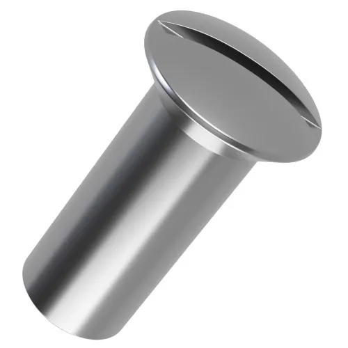M5 x 15mm Slotted Raised Countersunk Barrel Nut | A1 Stainless Steel
