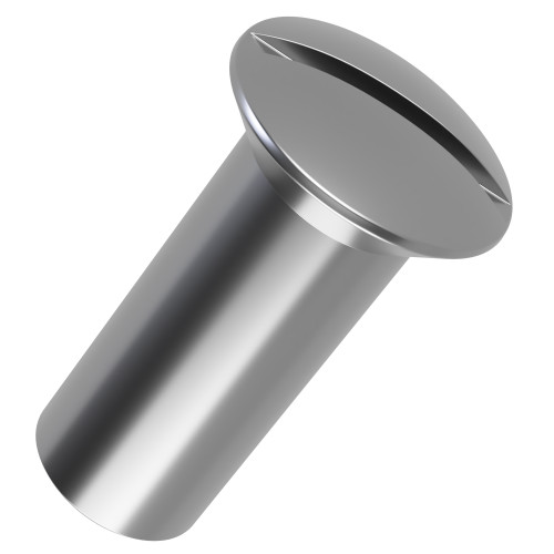 M8 x 20mm Slotted Raised Countersunk Barrel Nut | A1 Stainless Steel