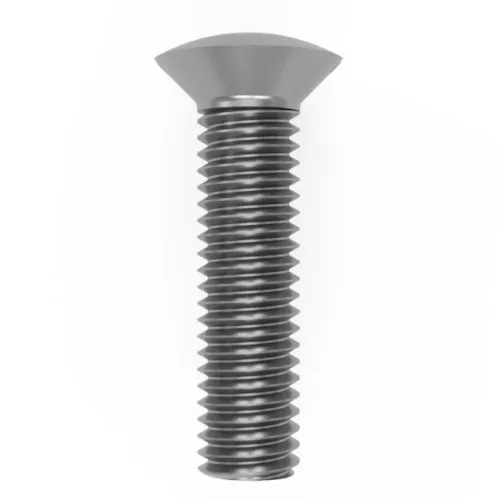 M10 x 40mm Slotted Raised Countersunk Screw (DIN 964) | Marine Grade A4 Stainless Steel