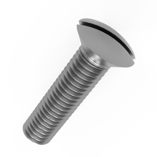 M2.5 x 16mm Slotted Raised Countersunk Screw (DIN 964) | A2 Stainless Steel
