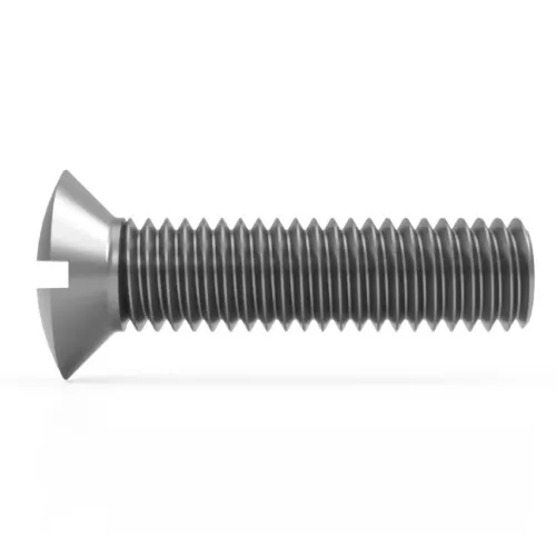 M2.5 x 20mm Slotted Raised Countersunk Screw (DIN 964) | A2 Stainless Steel