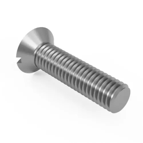 M2.5 x 25mm Slotted Raised Countersunk Screw (DIN 964) | A2 Stainless Steel