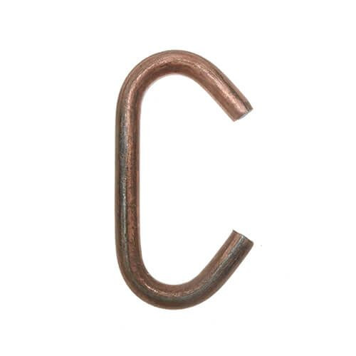 800mm Powder Coating C Hooks (Large) - 10mm Wire - 500pk | Mild Steel