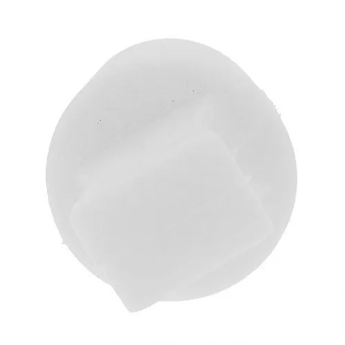 16-18.01mm Clear Ribbed Plug (25.4mm Length) | Silicone