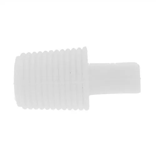 19.99-22.5mm Clear Ribbed Plug (25.4mm Length) | Silicone