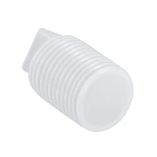 26.01-27.99mm Clear Ribbed Plug (25.4mm Length) | Silicone