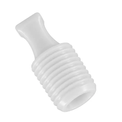 26.01-27.99mm Clear Ribbed Plug (25.4mm Length) | Silicone