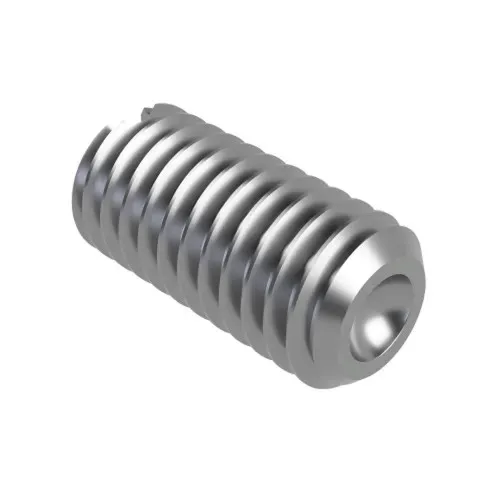 M12 x 40mm Slotted Set Screws - Cup Point (DIN 438) | A2 Stainless Steel