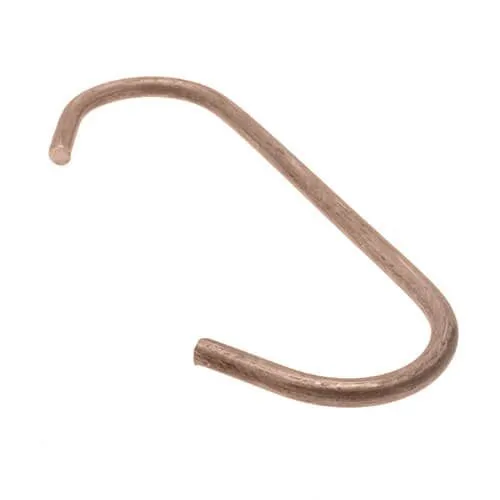 150mm Powder Coating C Hooks (Small) - 2.5mm Wire - 1000pk | Copper Dusted/Washed