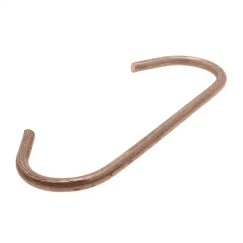 250mm Powder Coating C Hooks (Small) - 2.5mm Wire - 1000pk | Copper Dusted/Washed