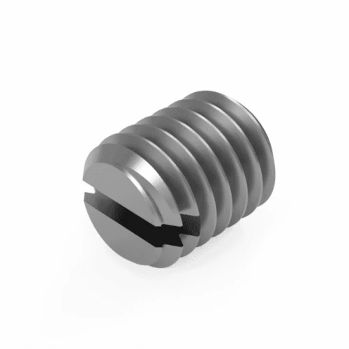 M5 x 18mm Slotted Grub Screw - Flat (DIN 551) | Marine Grade A4 Stainless Steel