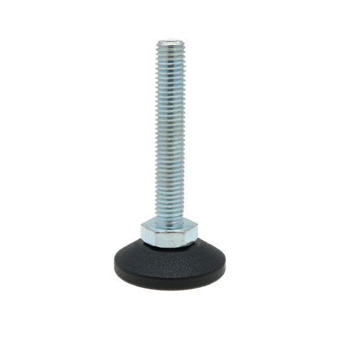 M10 x 30mm Allen Key Adjustable Foot - 58mm Base | 550kg Load