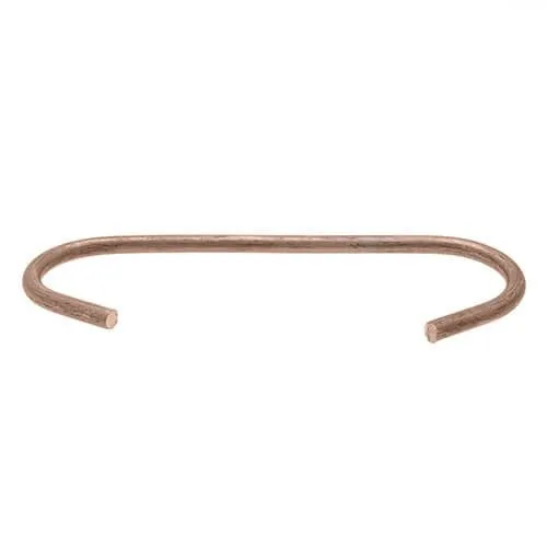 500mm Powder Coating C Hooks - 3mm Wire - 1000pk | Copper Dusted/Washed